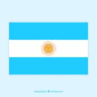 Kostenloser Vektor argentinien flagge hintergrund