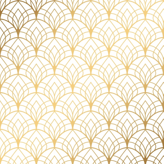 Art-Deco-Musterdesign mit Farbverlauf