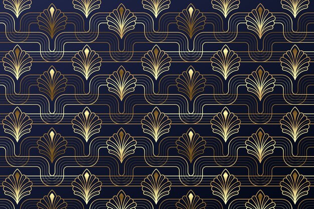 Art-Deco-Musterdesign