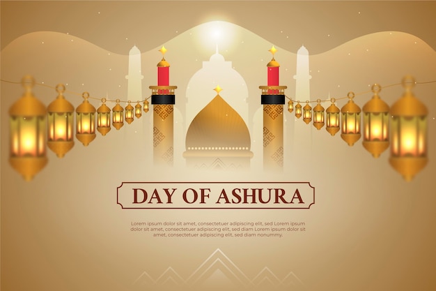 Ashura-Abbildung mit Farbverlauf