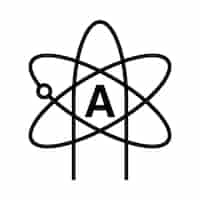 Kostenloser Vektor atheismus-logo im flachen design