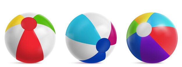 Aufblasbarer Wasserball, gestreifter Luftballon