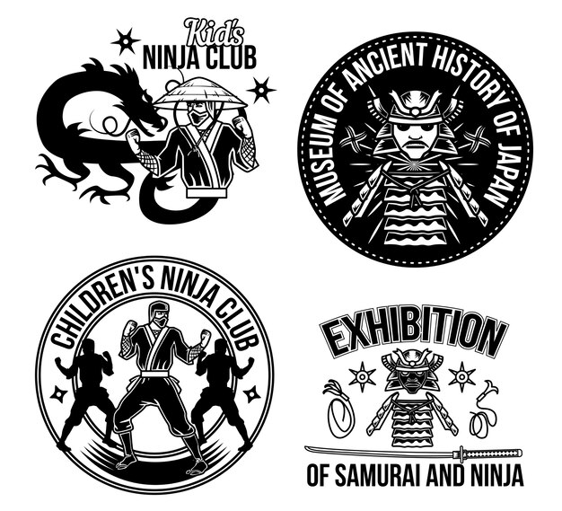 Ausstellung von Samurai und Ninja