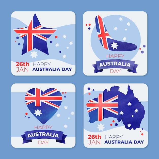 Australien-tagesgrußkarten
