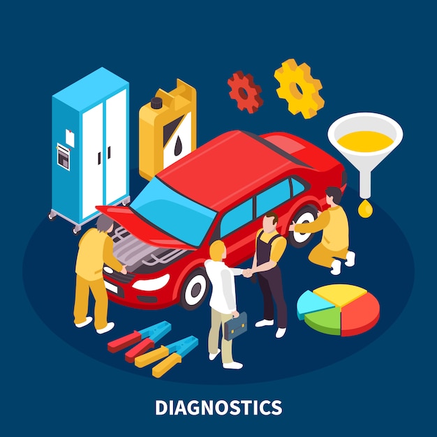 Auto-service-illustration