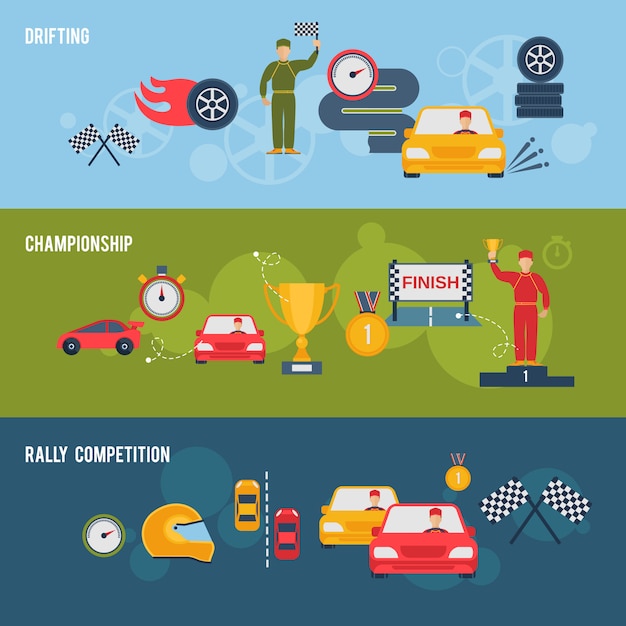 Auto sport banner