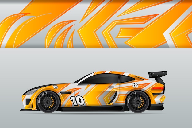 Auto wrap design illustration