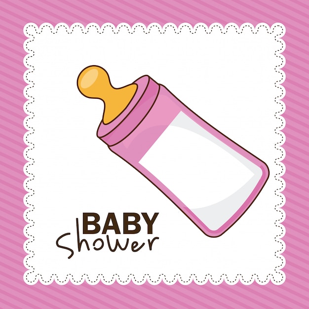 Kostenloser Vektor babydusche