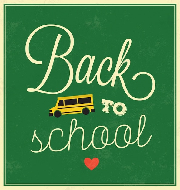 Back to school hintergrund-design