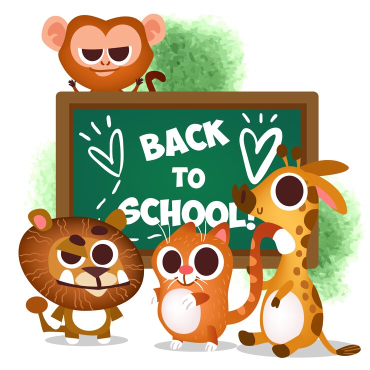 Back to school Hintergrund-Design