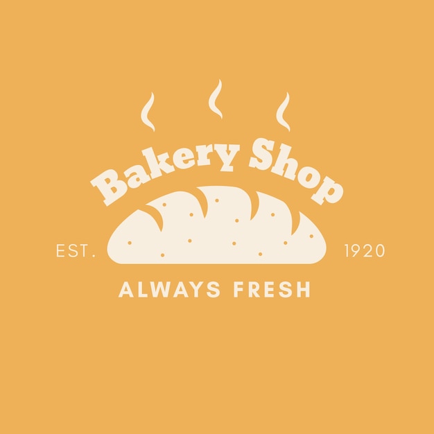 Bäckerei kuchen logo thema