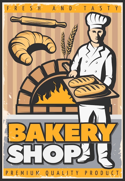 Bäckerei poster