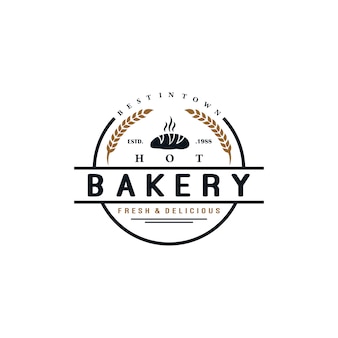 Bäckerei-vintages logo