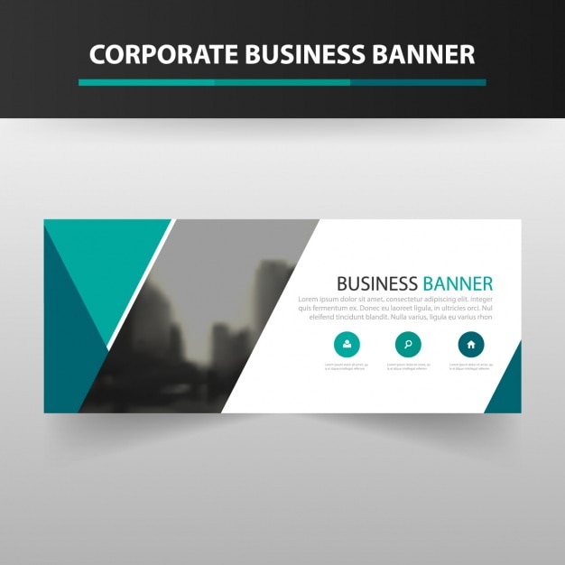 Kostenloser Vektor banner template-design