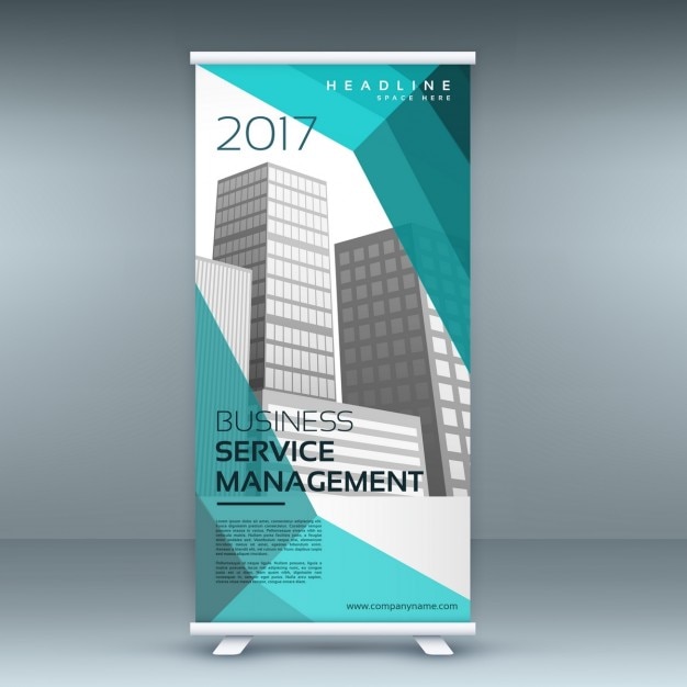 Banner-Vorlage für Ihre Marke Marketing aufrollen