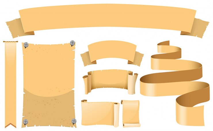 Kostenlose Vektor banner vorlage in mittelalterlichen stil illustration