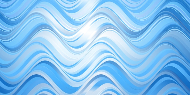 Bannerschablone mit einem abstrakten Wellenentwurf
