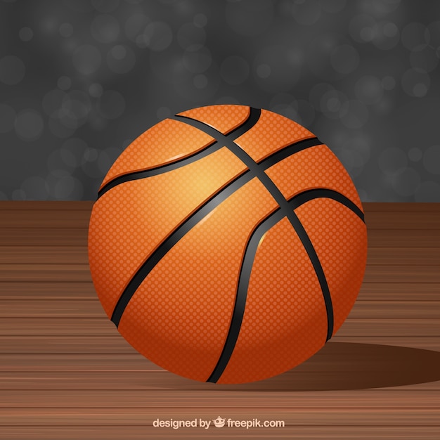 Basketball Hintergrund in realistischen Stil