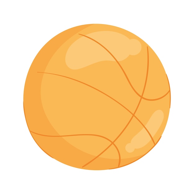 Kostenloser Vektor basketball-sportballon