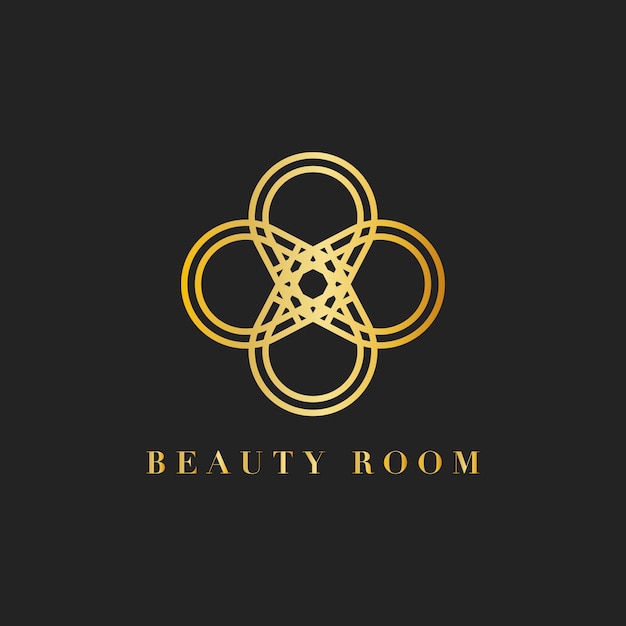 Kostenloser Vektor beauty-room branding logo abbildung