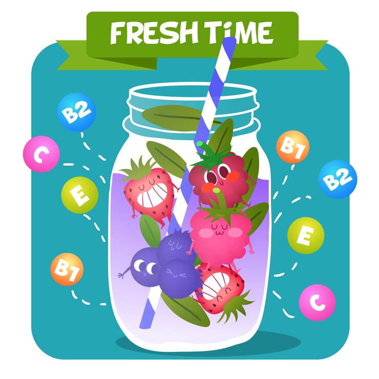Beeren Saft Hintergrund