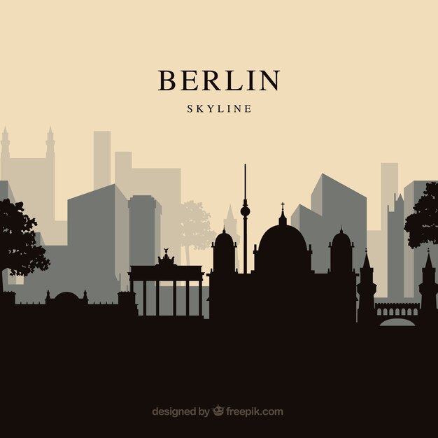 Berliner Skyline Hintergrund