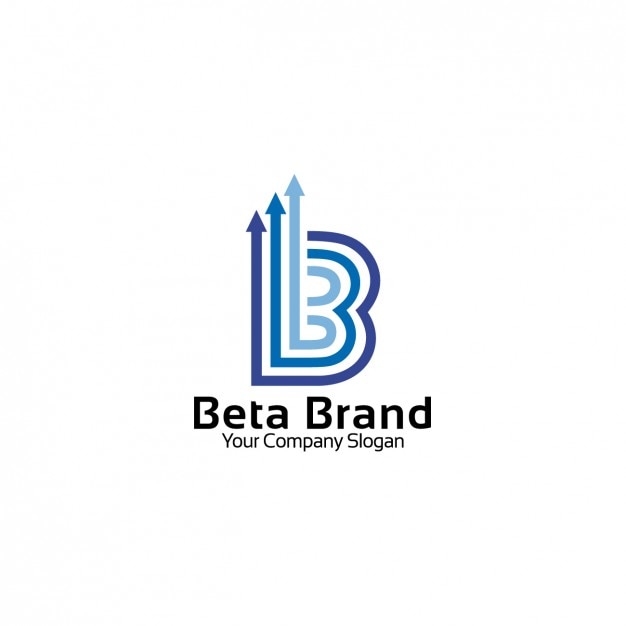 Kostenloser Vektor beta marken-logo