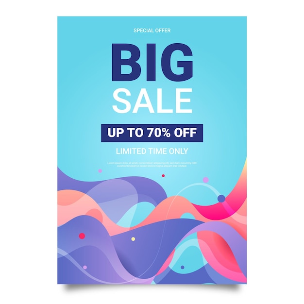 Big sale flyer vorlage