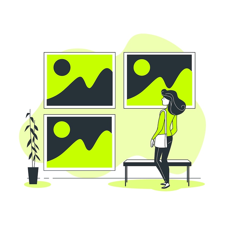 Kostenlose Vektor bildkonzept illustration