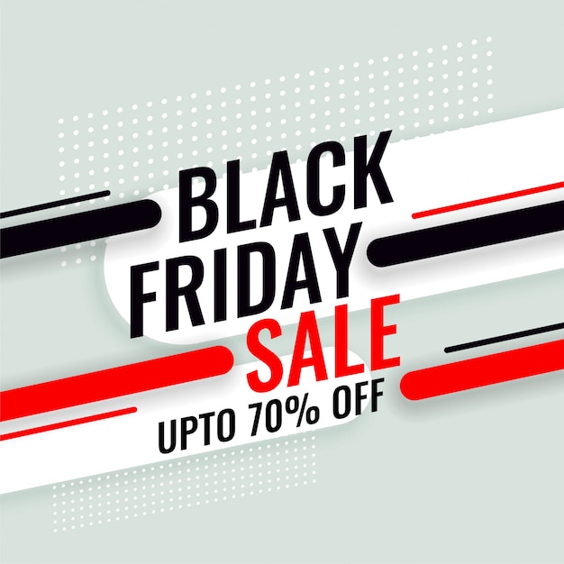 Black Friday Sale Banner mit Angebotsdetails