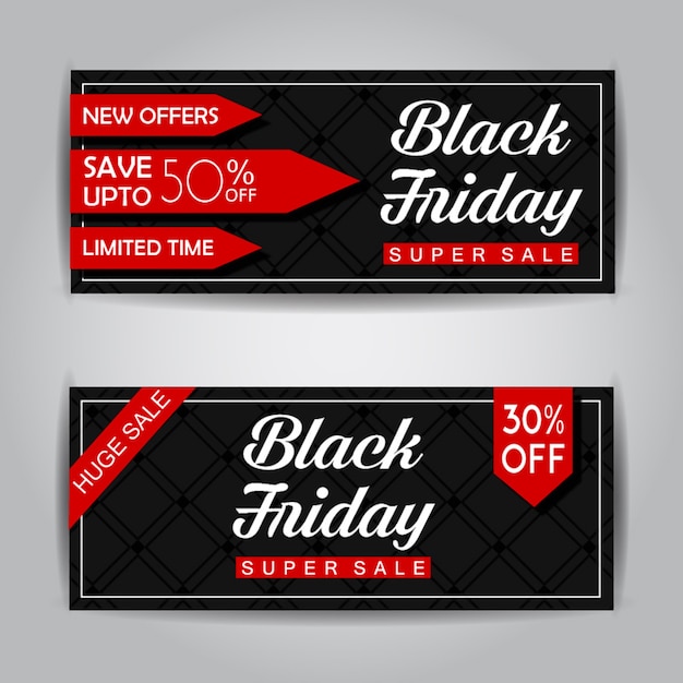 Black friday verkauf banner