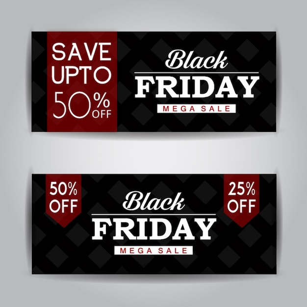 Black friday verkauf banner