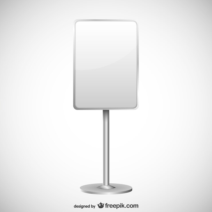 Kostenlose Vektor blank sign