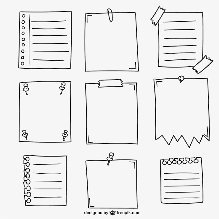 Kostenlose Vektor blatt papier