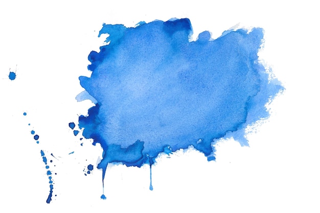 Blaue abstrakte aquarellfleckbeschaffenheitshintergrund-vektorillustration