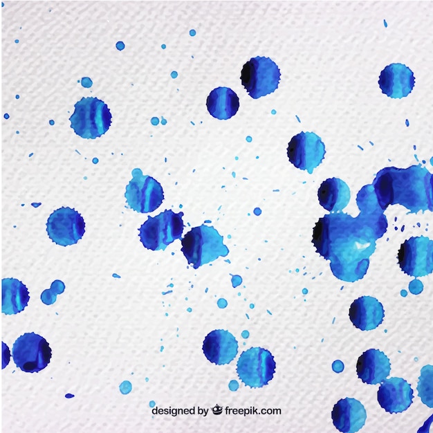 Blaue Aquarell Splatter Textur