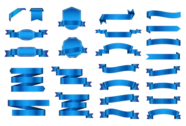 Blaue Bandsammlung