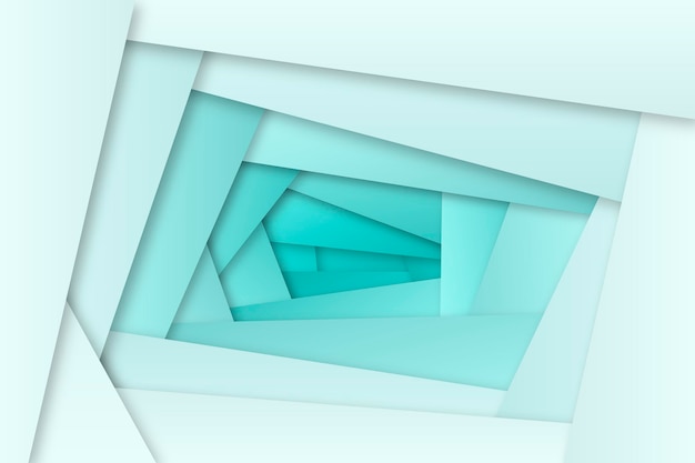 Blaue Farbverlaufstapete mit geometrischen Formen