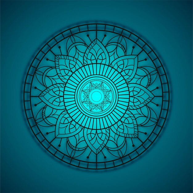 Blaue Mandala backgrpound