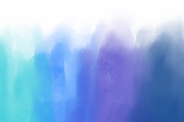 Blauer Aquarell färbt Hintergrund