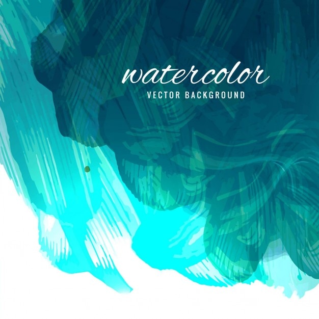 Kostenloser Vektor blauer aquarell-hintergrund