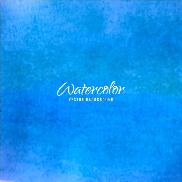 Kostenloser Vektor blauer aquarell-hintergrund