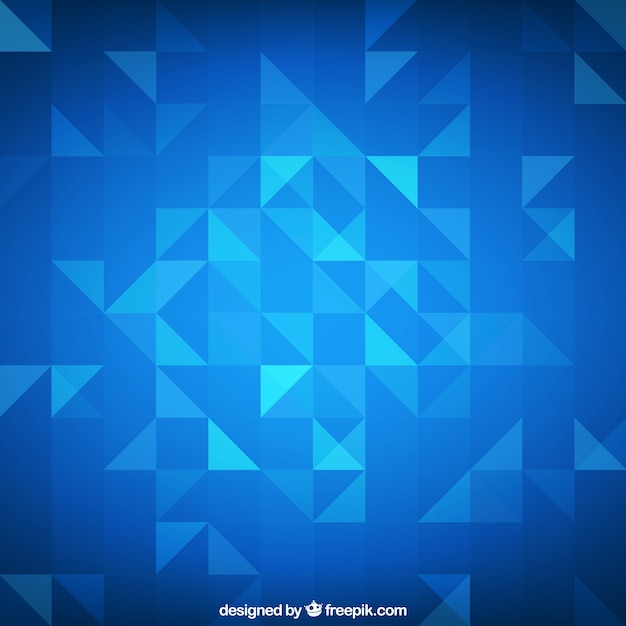 Blauer geometrischer Hintergrund