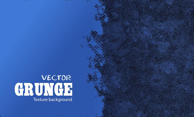 Blauer grunge mit halbtonhintergrund