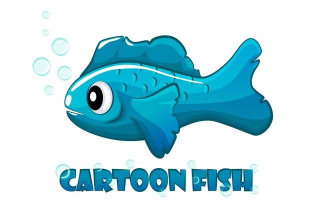 Satz Verschiedene Fische Kostenlose Vektor