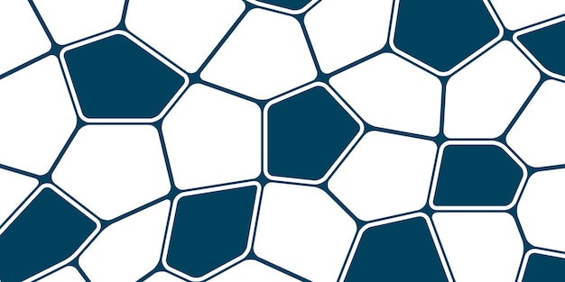 Blauer voronoi-musterhintergrund