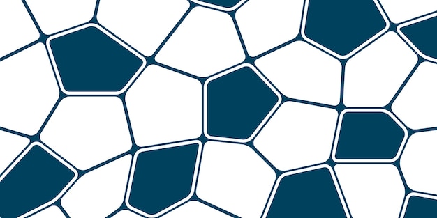 blauer Voronoi-Musterhintergrund