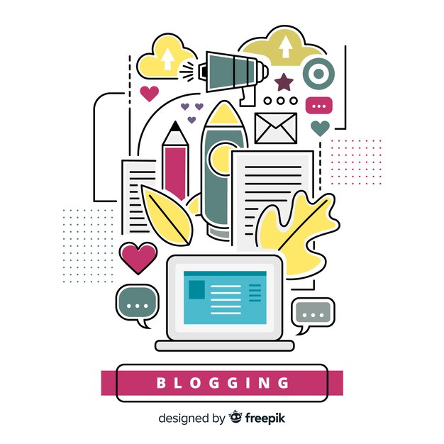 Blogging-Konzept