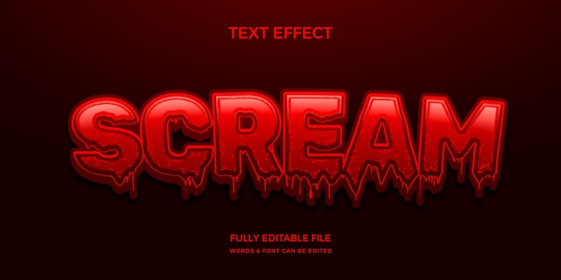 Bloody Text-Effekt-Design