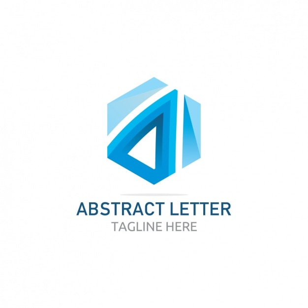 Blue abstract Brief Logo